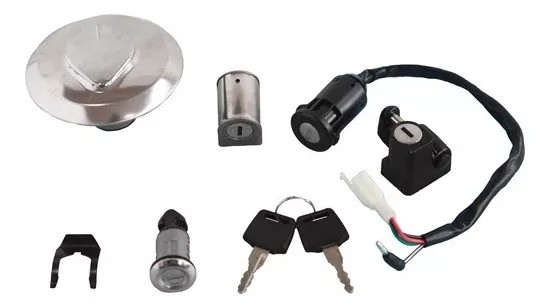Kit Chave Ignição (5pçs) Cg Titan 125 Ks/Es 00/01 Modelo Original