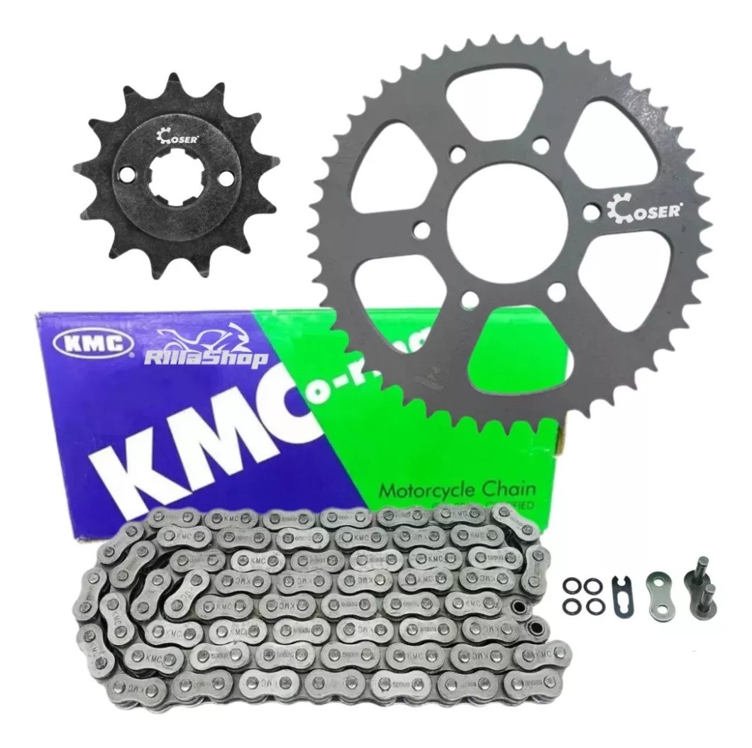 Kit Relação Kmc 520 108 Coser 40/14 Bajaj 200 Dominar 22/25