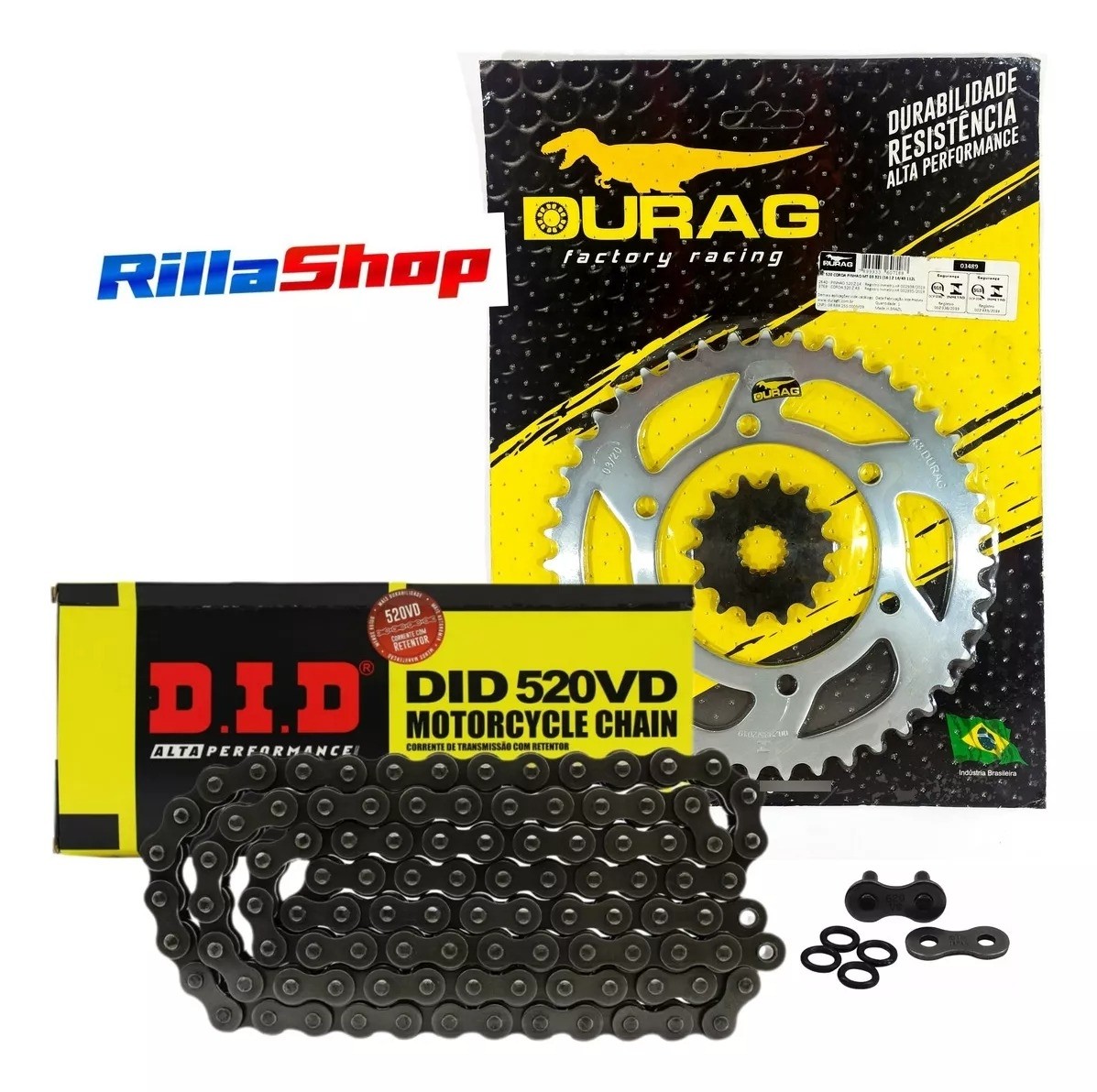 Kit Relação Did 520 Vd 112l Durag 43/14 Yamaha MT 03 321cc STD/ABS 16/24