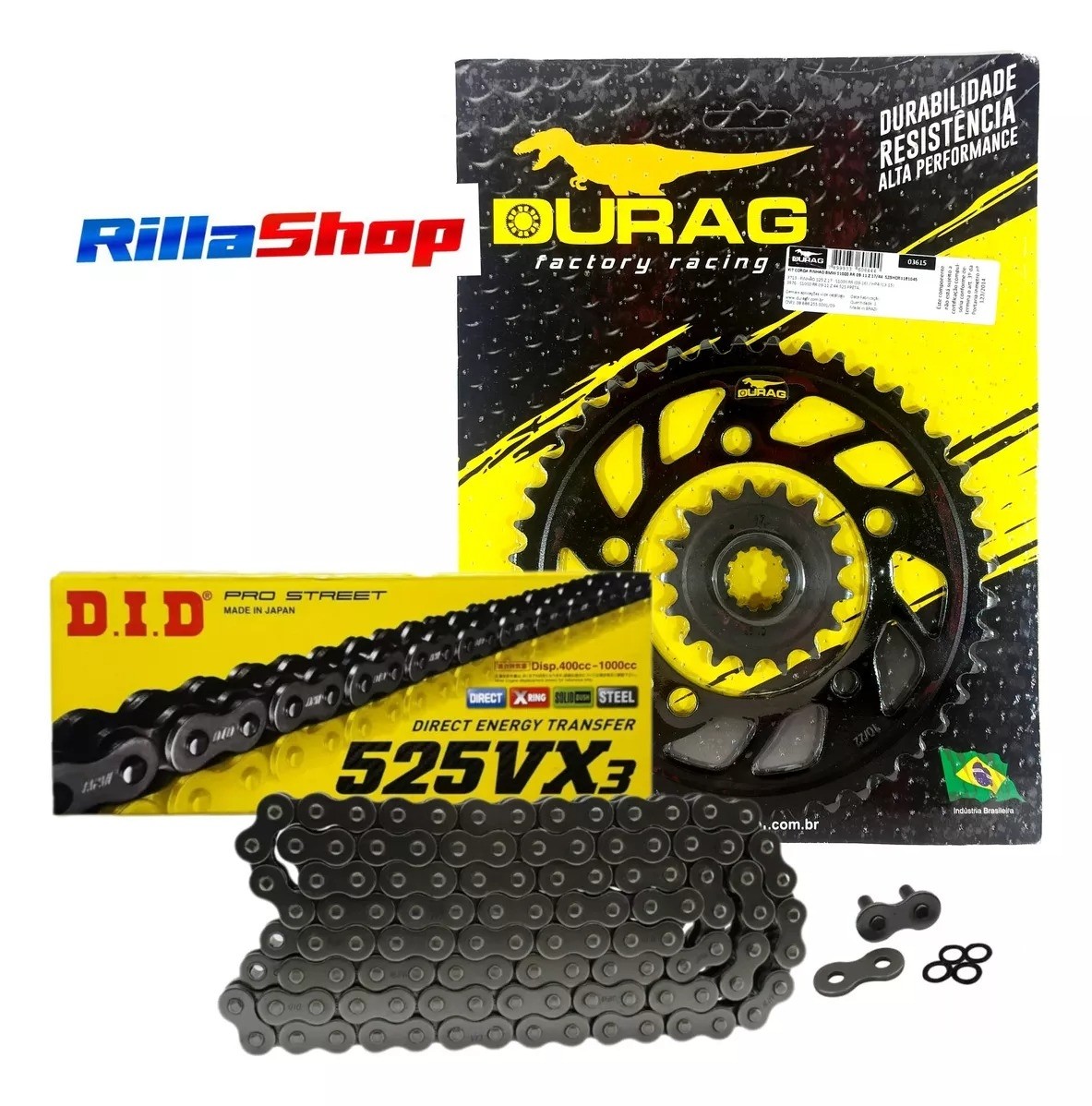 Kit Relação Did 525 Vx3 120l Durag 44/17 BMW S 1000 RR 09/11
