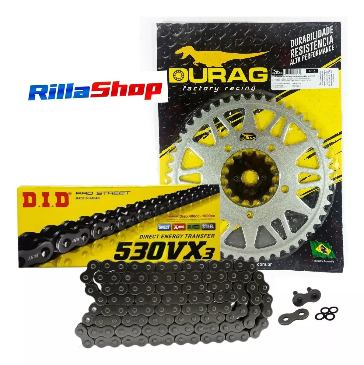 Kit Relação Did 530 Vx3 112l Durag 48/15 Suzuki GSF 600 Bandit 00/06