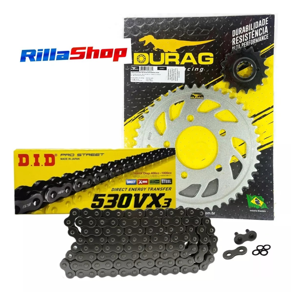 Kit Relação Did 530 Vx3 114l Durag 45/16 Honda CBX 750 Four 86/95