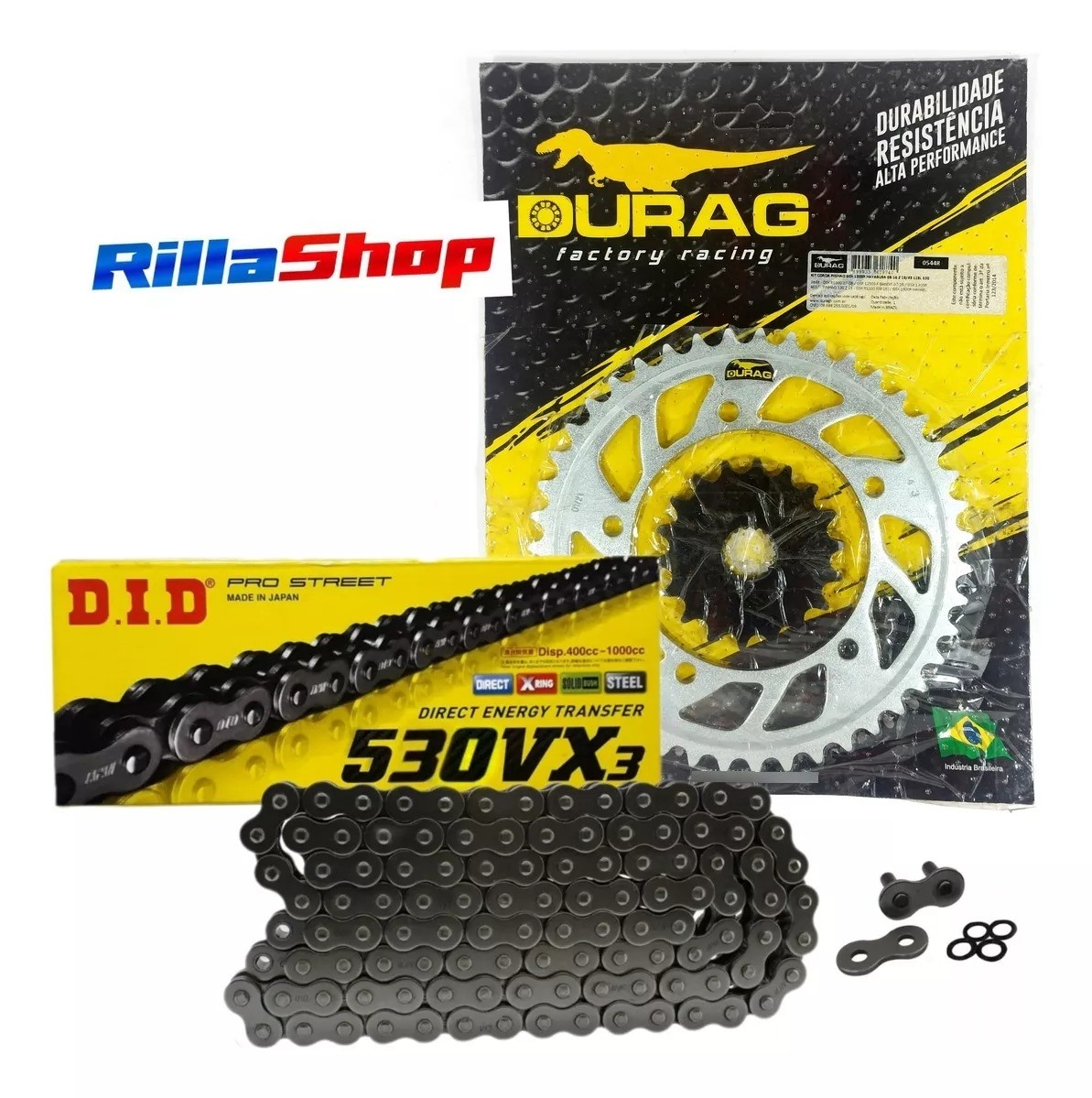Kit Relação Did 530 Vx3 118l Durag 43/18 Suzuki GSX 1300 R Hayabusa 08/24