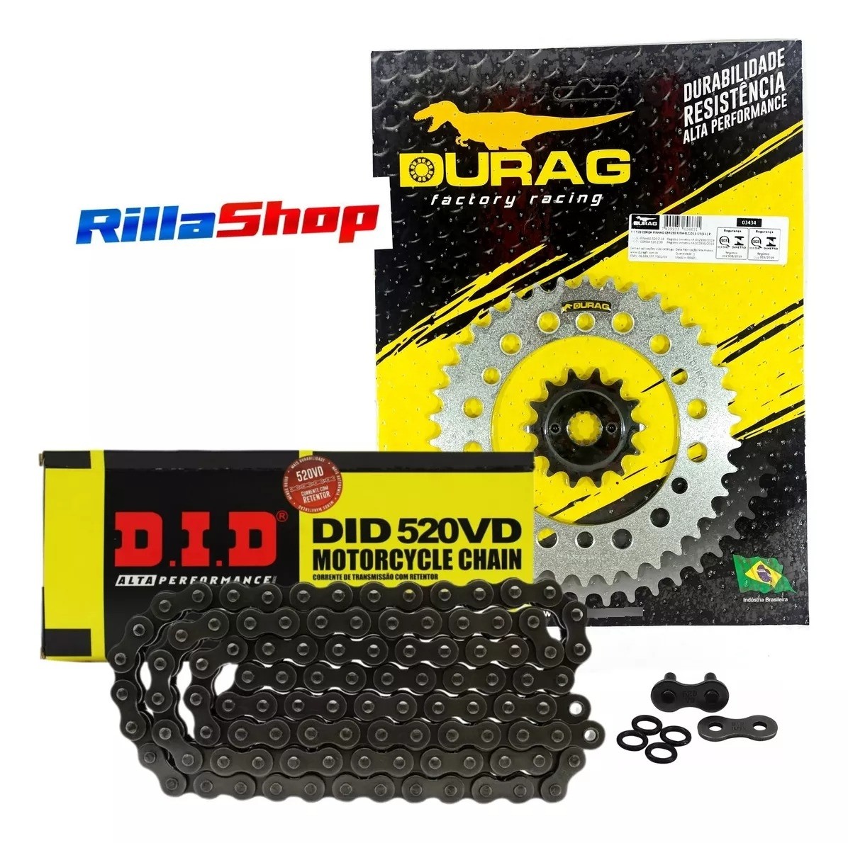 Kit Relação Did 520 Vd 108l Durag 38/14 Honda CBR 250 R 11/15