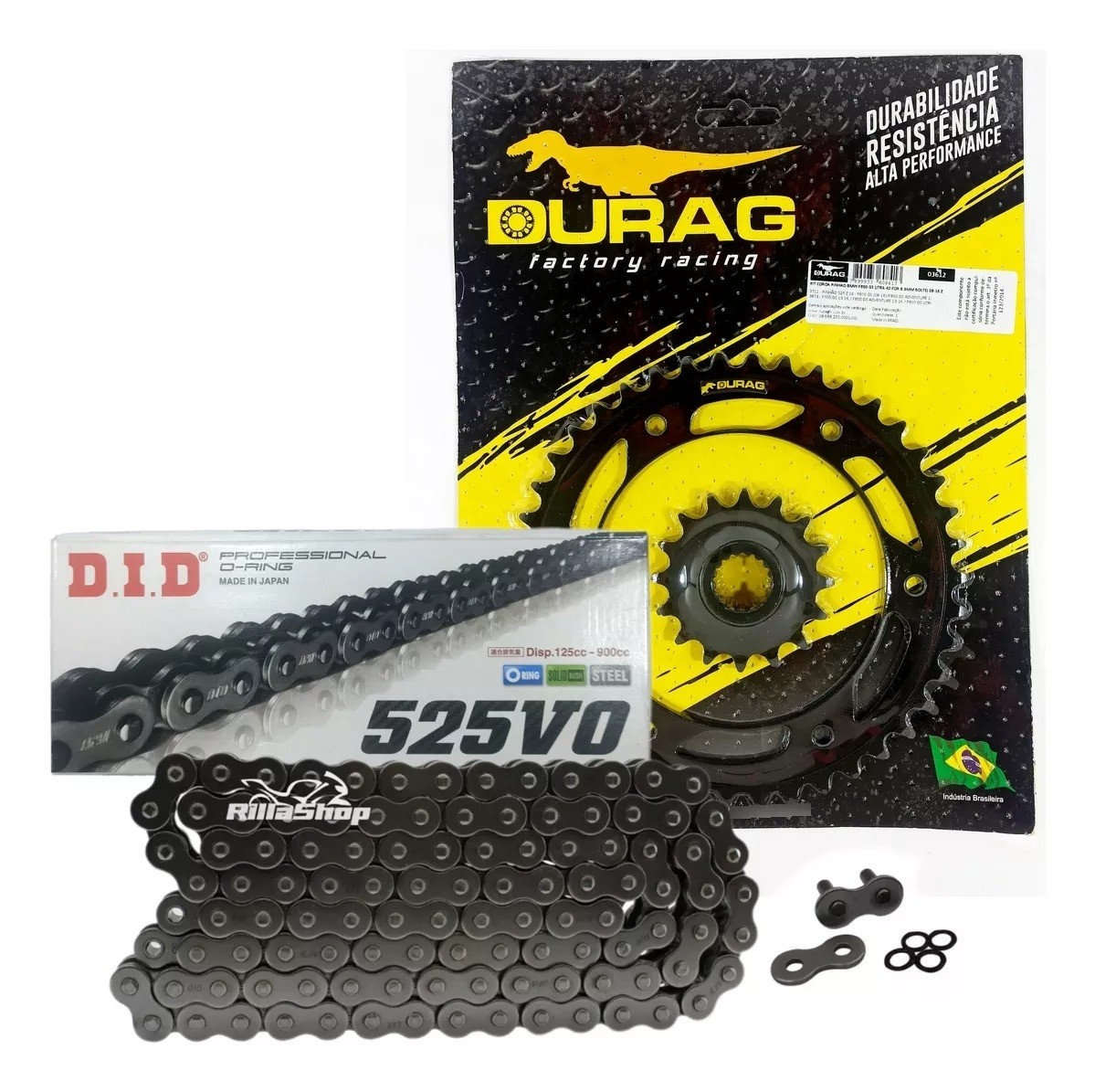 Kit Relação Did 525 V0 116l Durag 42/16 BMW F 800 GS 07/18 8,5mm