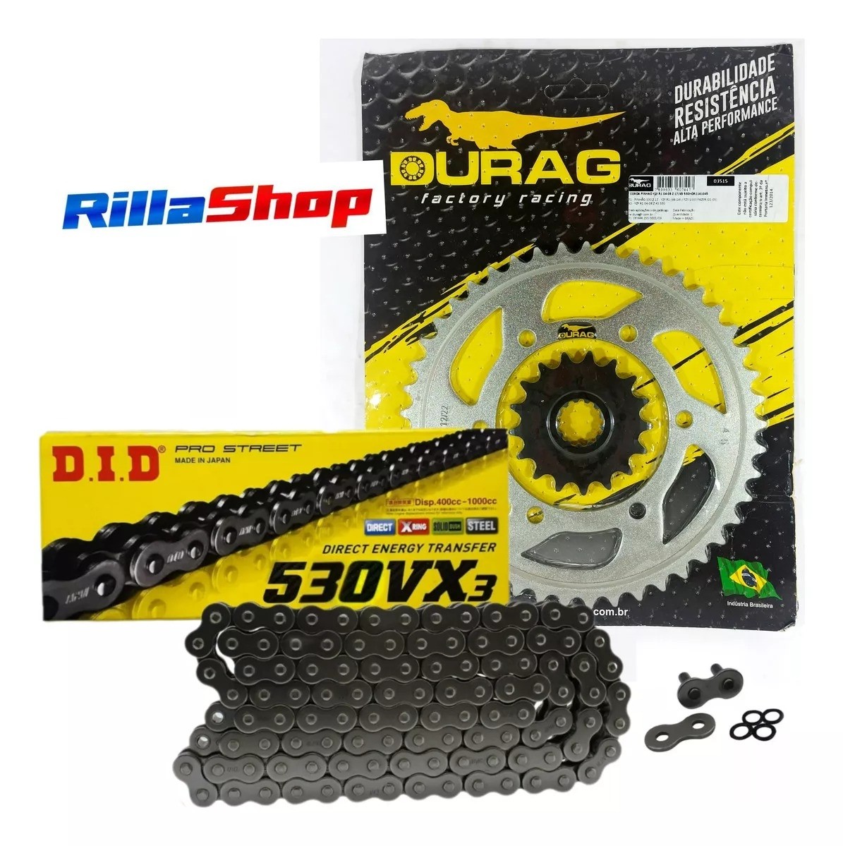 Kit Relação Did 530 Vx3 116l Durag 45/17 Yamaha YZF R1 04/05