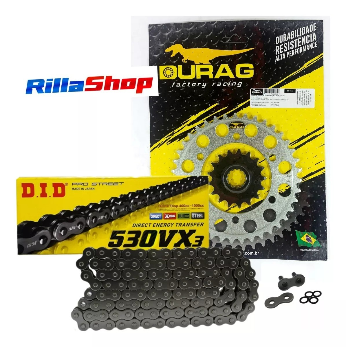Kit Relação Did 530 Vx3 114l Durag 39/17 Yamaha MT 01 05/11