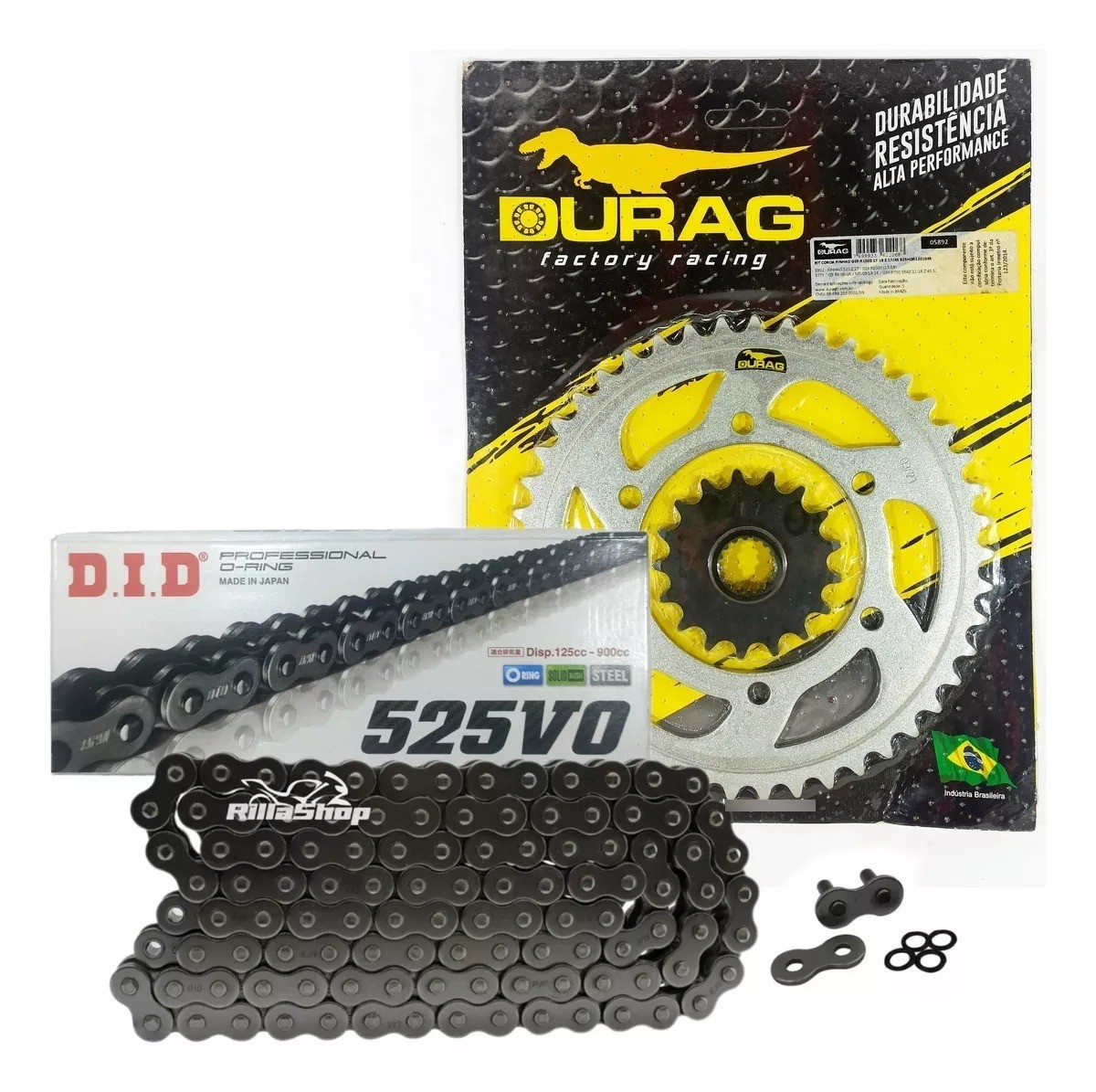 Kit Relação Did 525 V0 120l Durag 45/17 Suzuki GSX R 1000 17/23