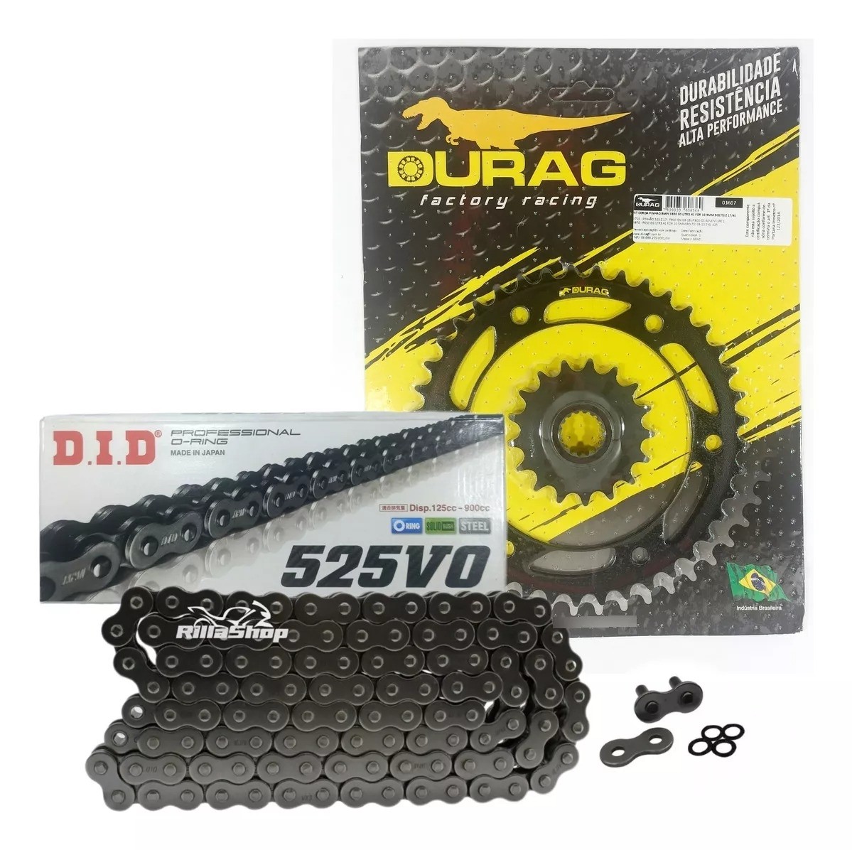 Kit Relação Did 525 V0 116l Durag 41/17 BMW F 650 GS 08/12 10,5mm