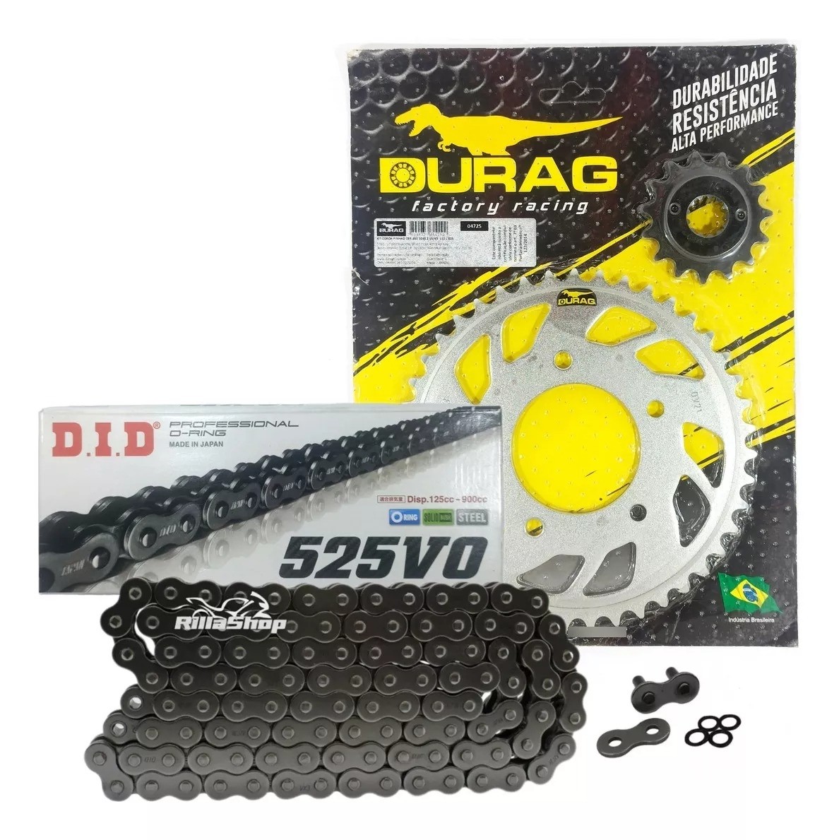 Kit Relação Did 525 V0 110l Durag 43/15 Honda CBR 450 /SR 89/95
