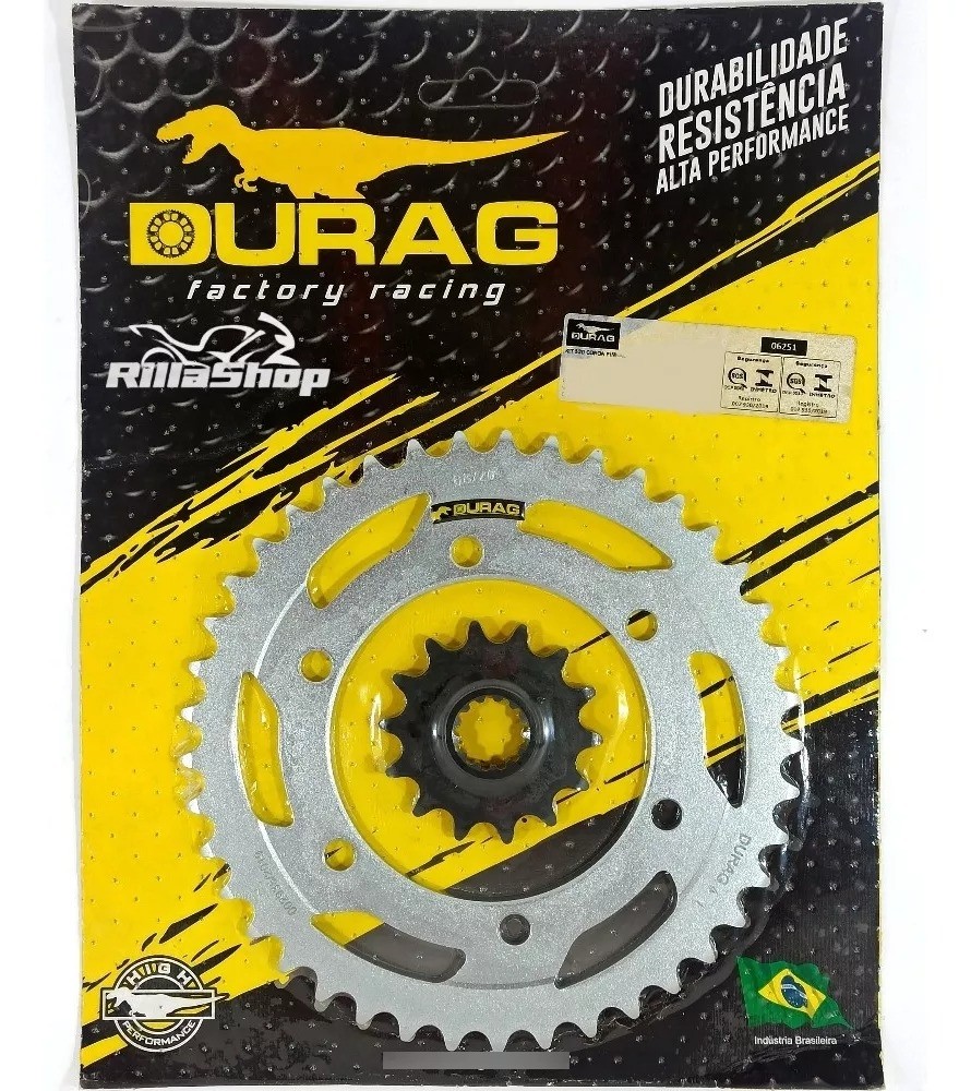 Kit Coroa E Pinhão Durag 520 41/14 Kawasaki Z 400 19/24