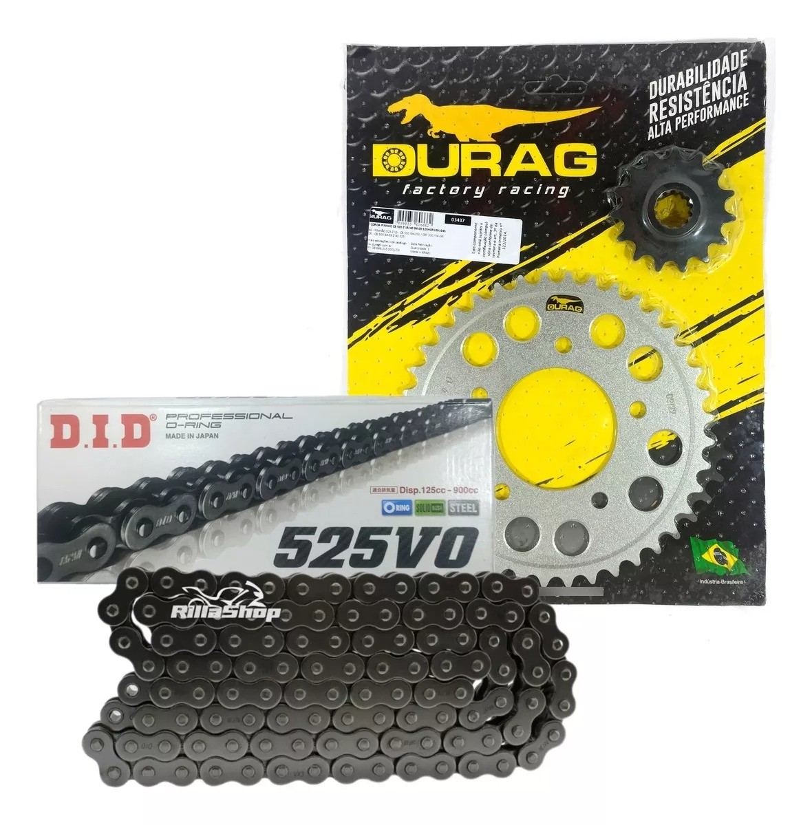 Kit Relação Did 525 V0 108l Durag 40/15 Honda CB 500 94/05