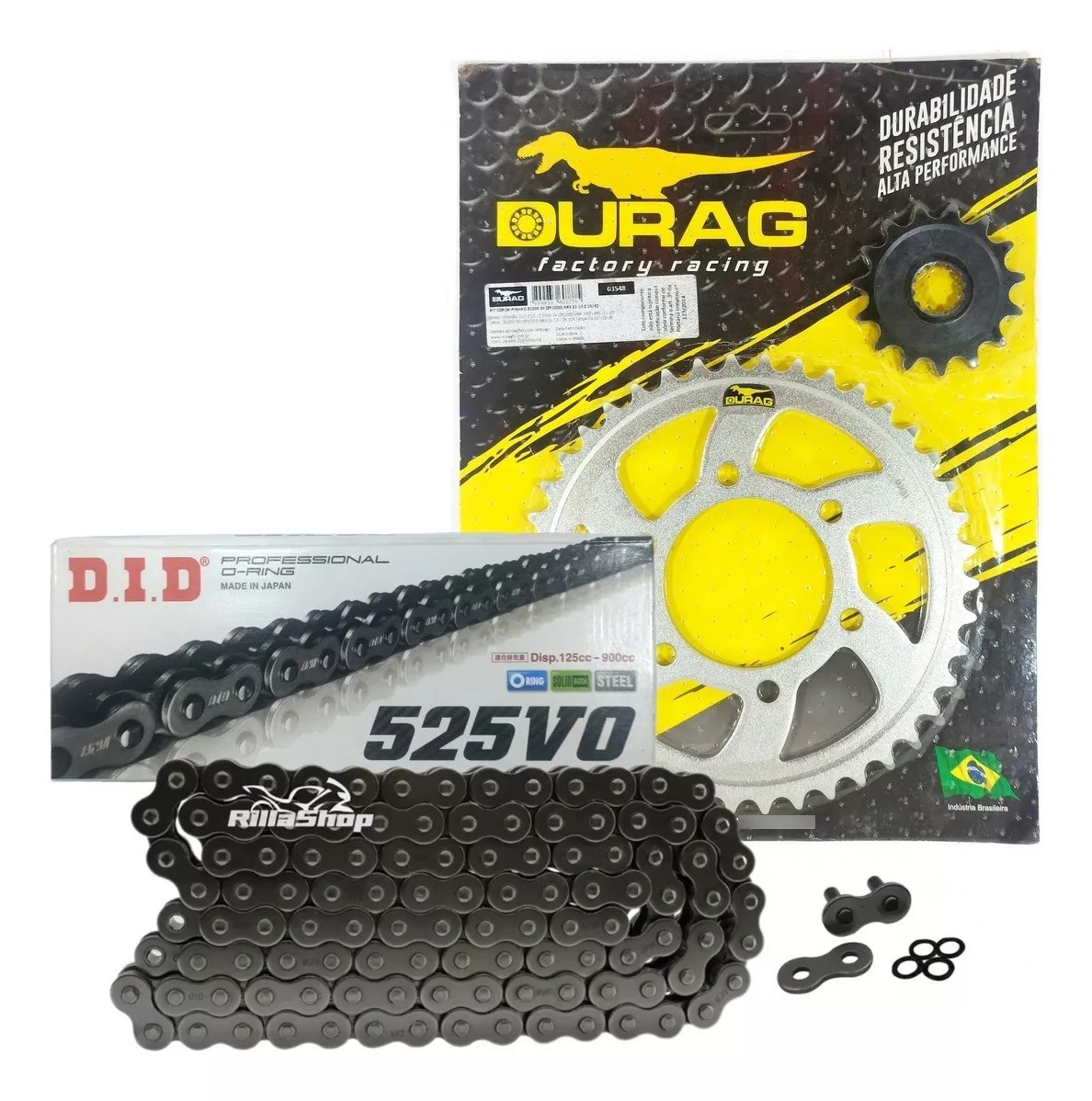 Kit Relação Did 525 V0 112l Durag 42/15 Kawasaki Z 1000 ABS 11/13