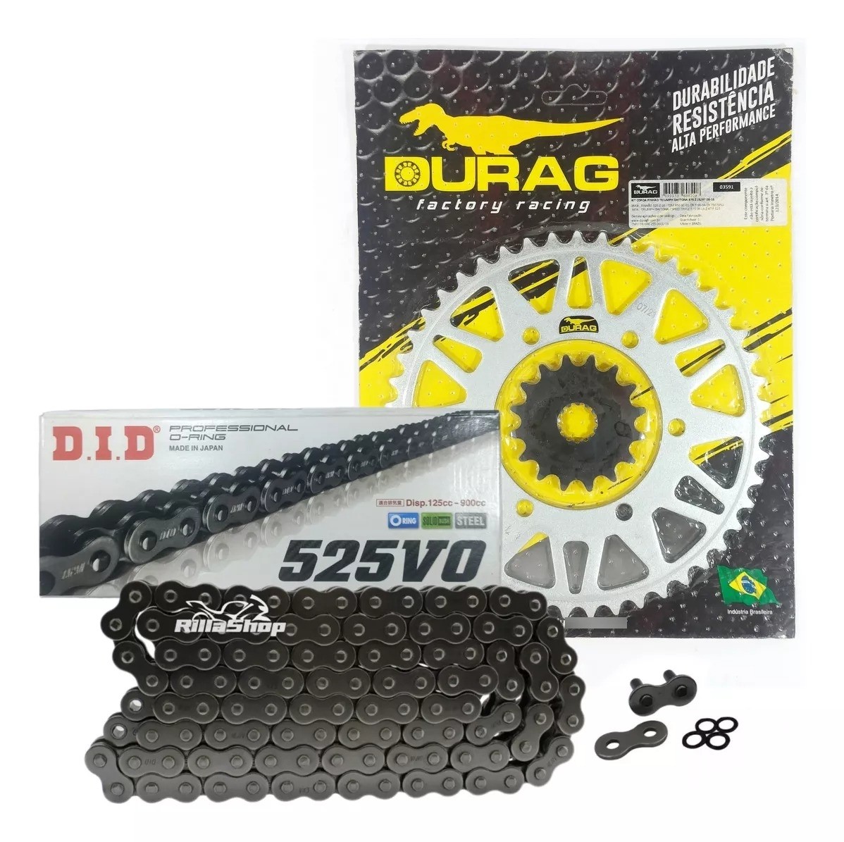 Kit Relação Did 525 V0 116l Durag 47/16 Triumph Daytona 675 R/ABS 06/16