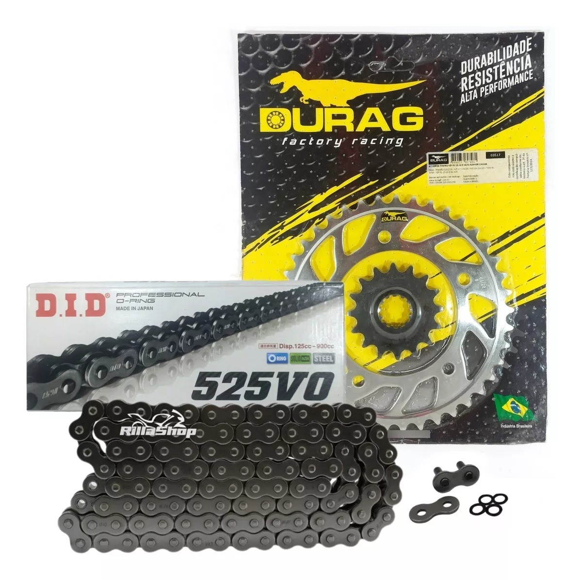 Kit Relação Did 525 V0 114l Durag 41/16 Yamaha YZF R1 15/22