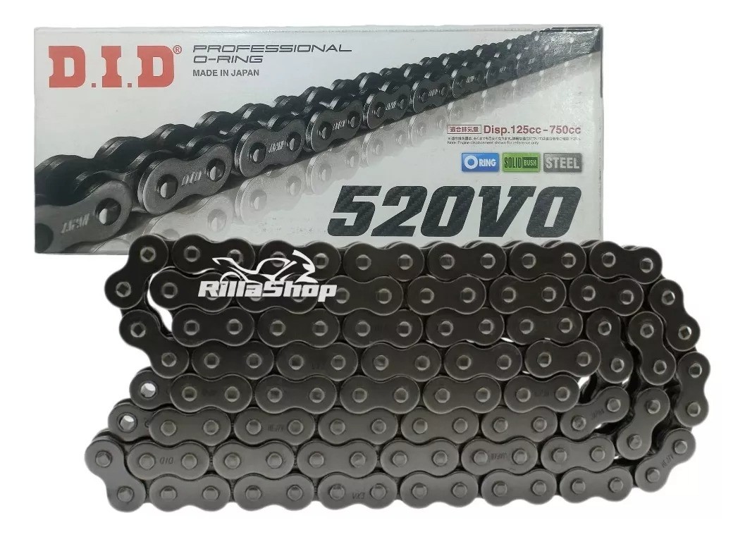 Corrente C/ Retentor Did 520 V0 112l Bmw 650 Xtz 750 Cb 500
