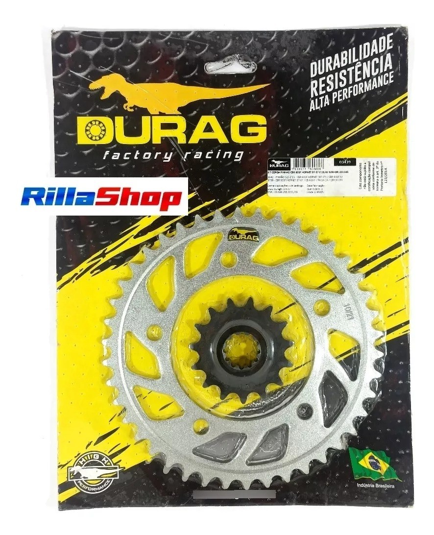 Kit Coroa E Pinhão Durag 525 42/15 Cbr 600 Cb Hornet 92/07