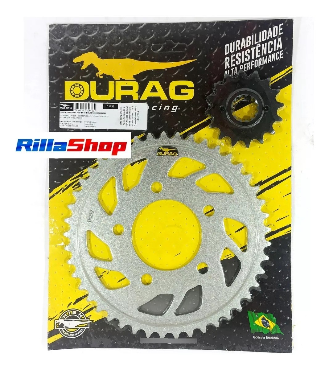Kit Coroa E Pinhão Durag 530 45/16 Cbx 750 F 7 Galo 86/95