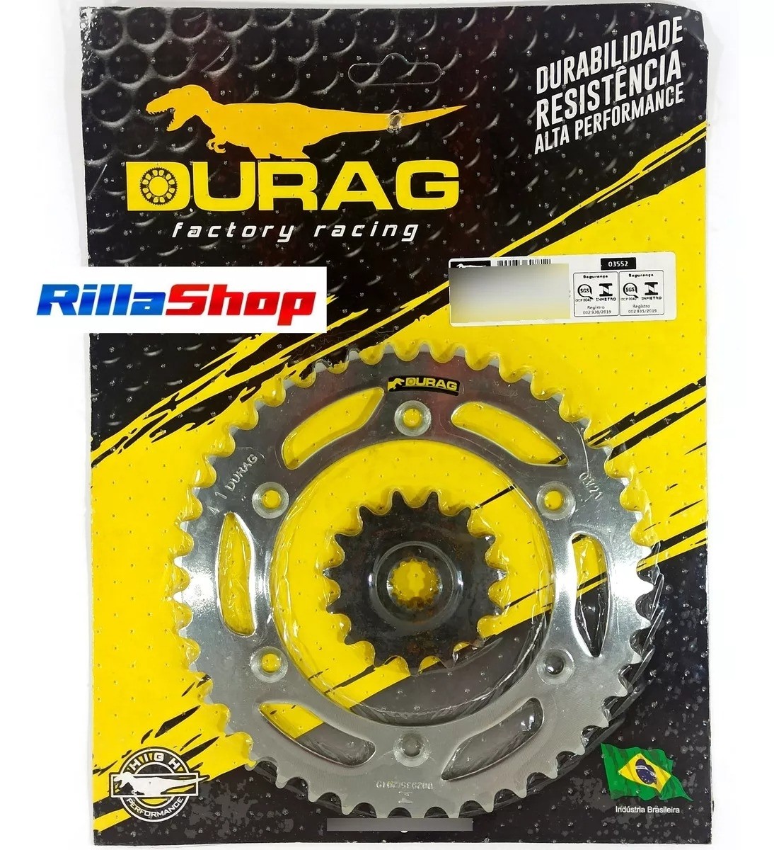 Kit Coroa E Pinhão Durag 520 41/15 Suzuki Drz 400 00/16