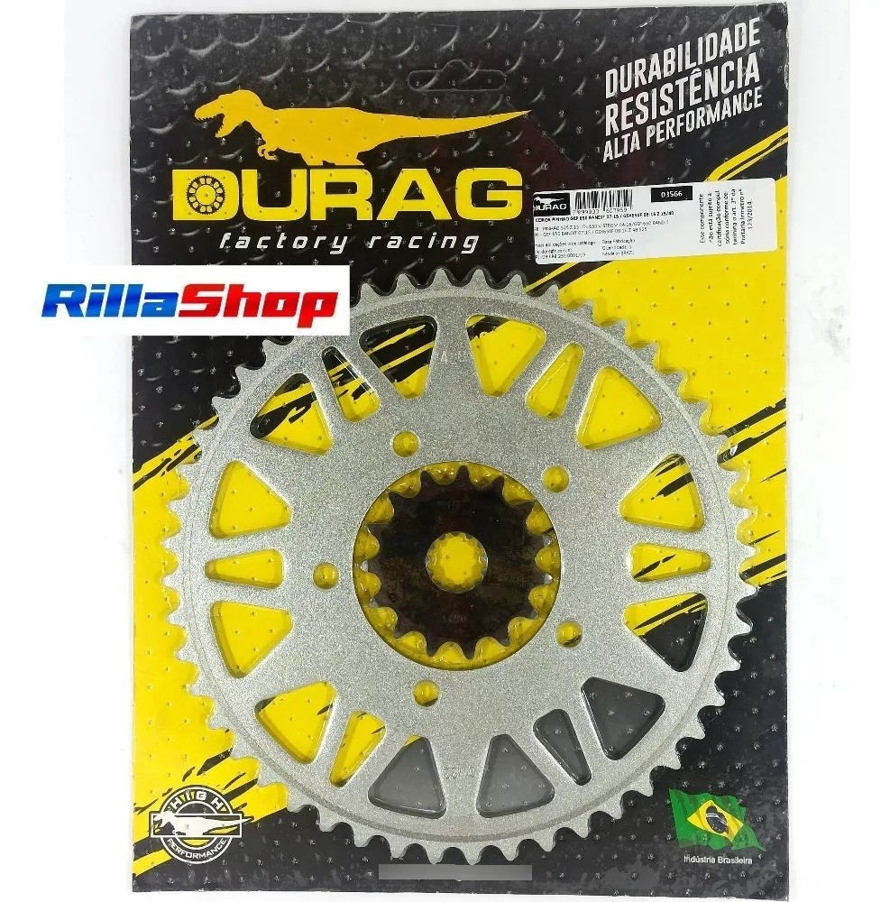 Kit Coroa Pinhão Durag 525 48/15 Gsf Gsx 650 F Bandit 07/16