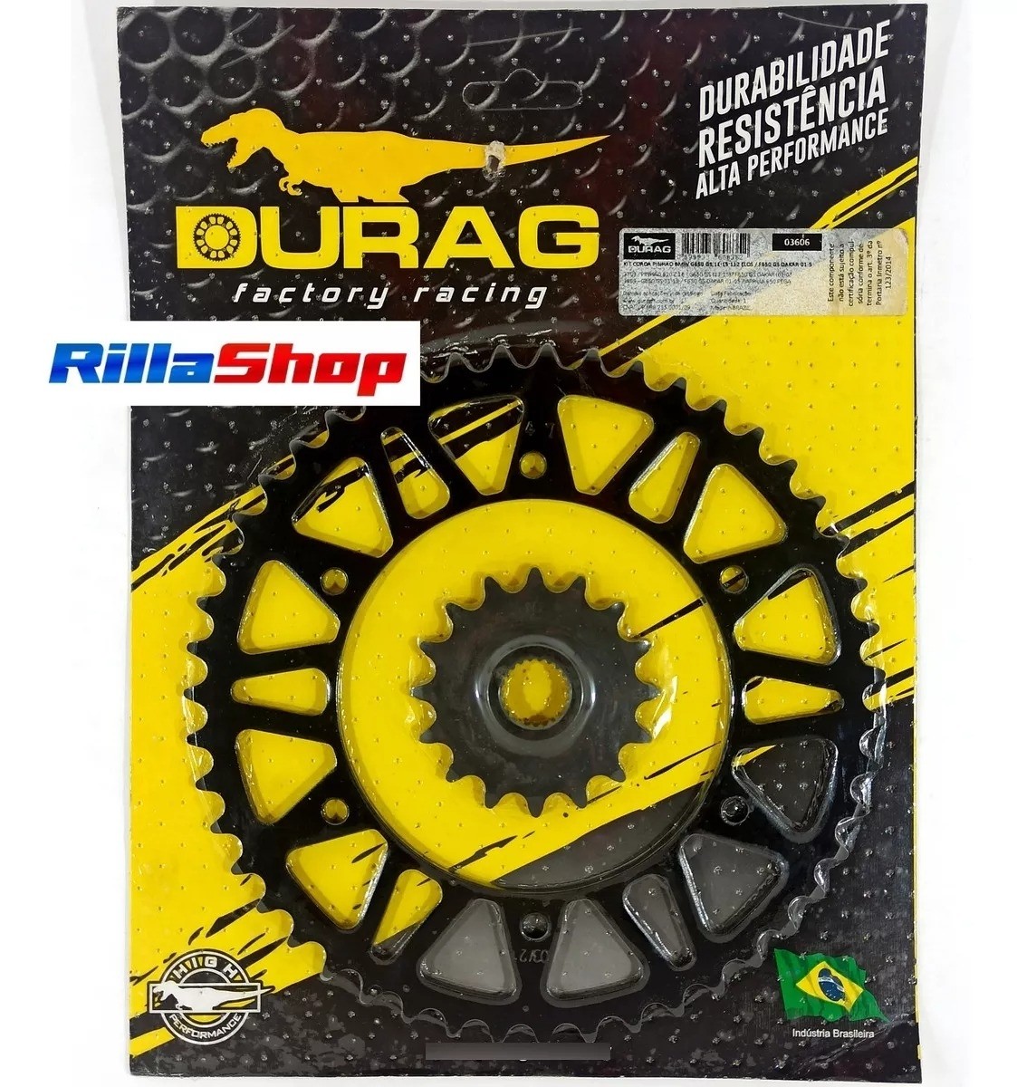 Kit Coroa E Pinhão Durag 520 47/16 Bmw F G 650 Gs Pegaso 650