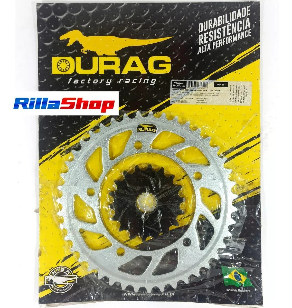 Coroa Pinhão Durag 530 43/18 Gsx 1300 R Hayabusa 08/24 Bking