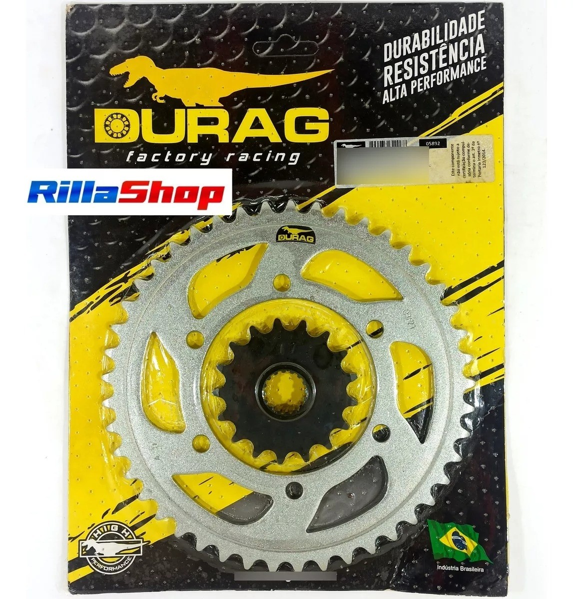 Kit Coroa E Pinhão Durag 525 45/17 Suzuki Gsx R 1000 17/23