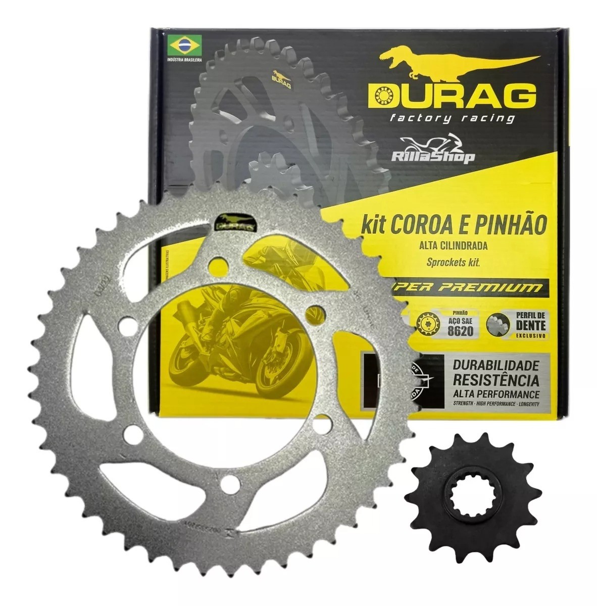 Kit Coroa E Pinhão Durag 520 46/14 Kle300 Versys-x 300 17/24