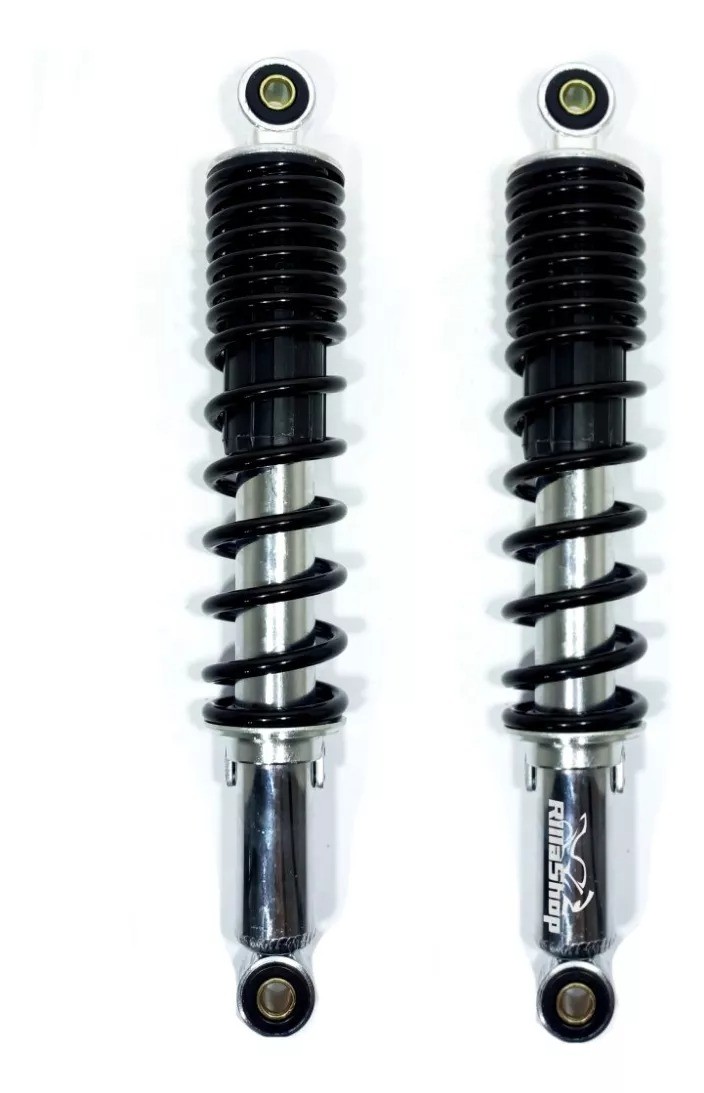 Amortecedor Traseiro Honda Biz 125 11/24 Mola Preta Par