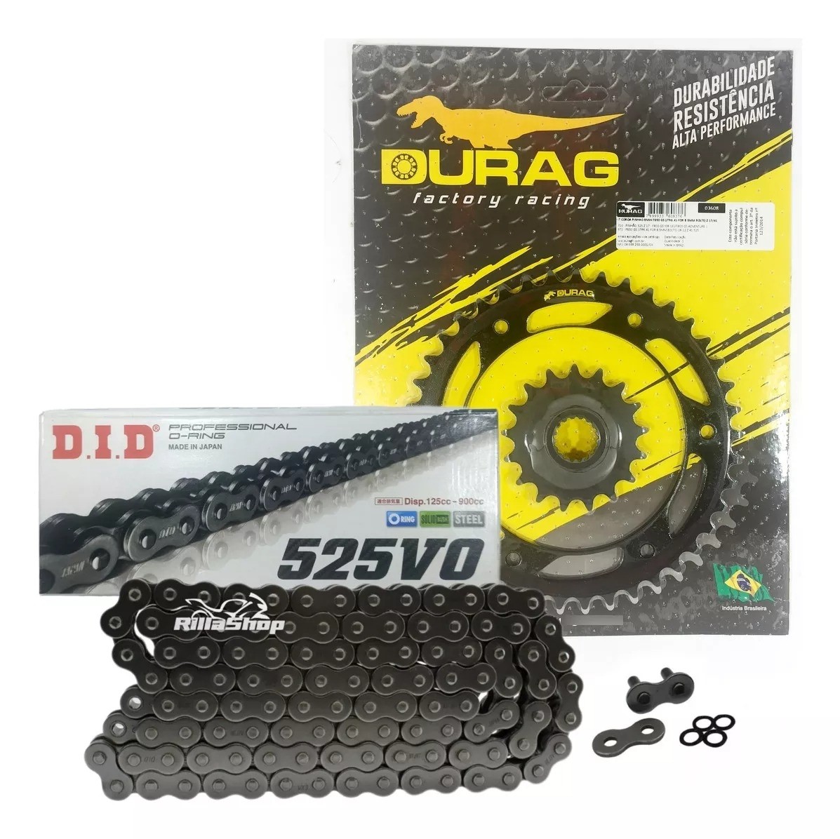 Kit Relação Did 525 V0 116l Durag 41/17 BMW F 650 GS 08/12 8,5mm