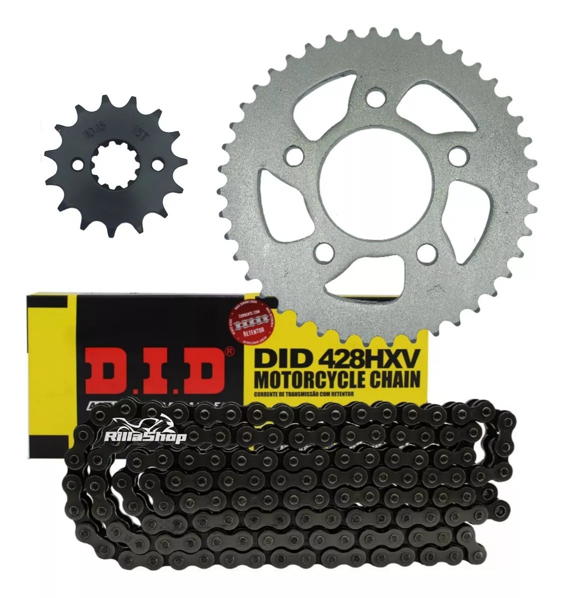  Kit Relação Corrente Retentor Did 428 43x15 Honda CBX 250 Twister 01/08