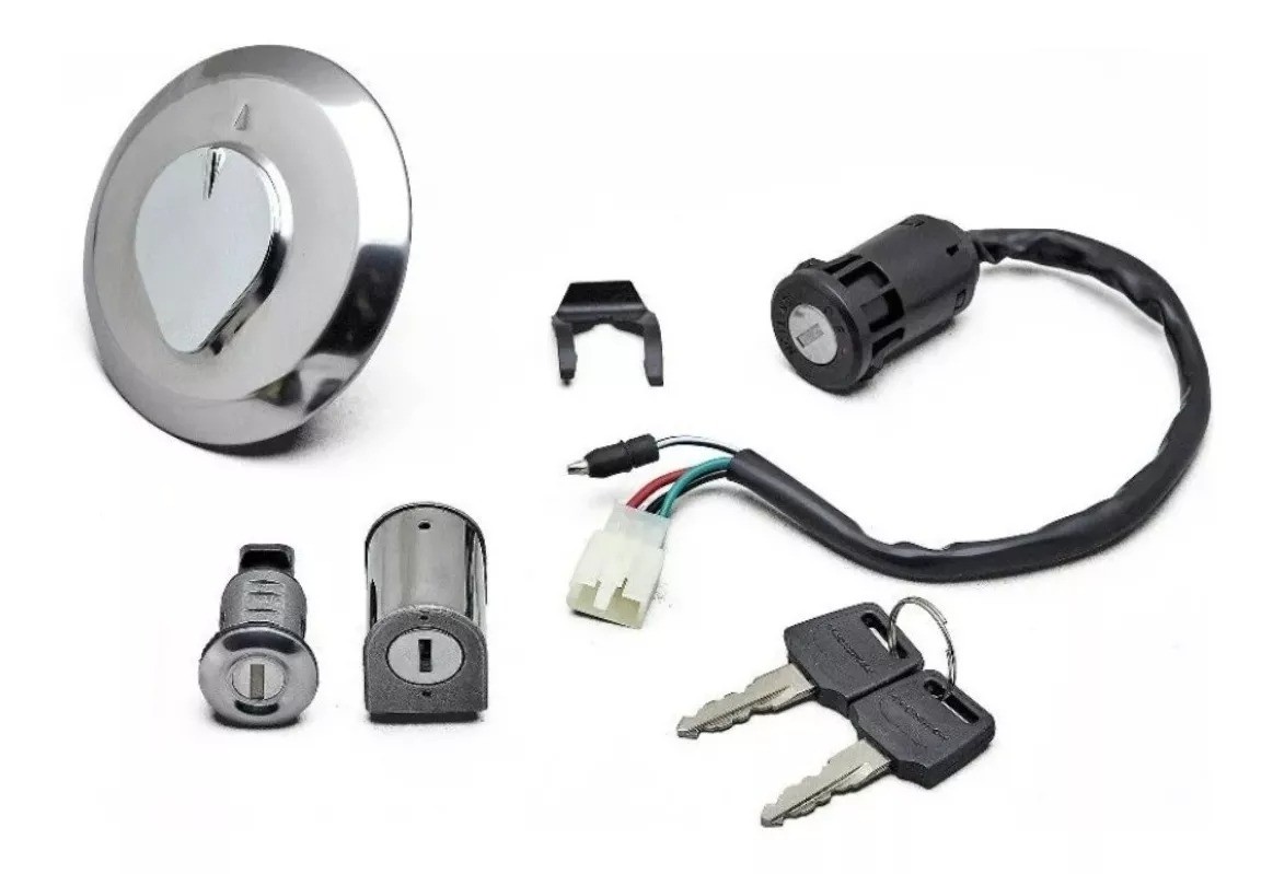 Kit Chave Ignição (4pçs) Titan 125 Ks/Es 00/01 Modelo Original