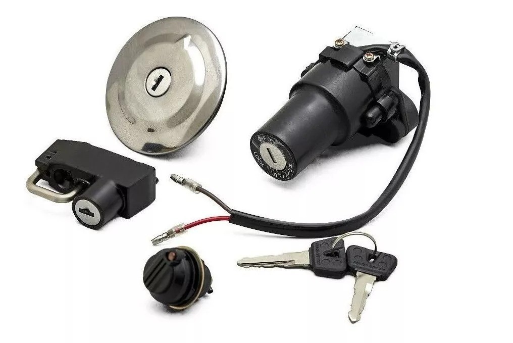 Kit Chave Ignição (4pçs) Yamaha Xtz/ Ybr 125 06/08 Modelo Original