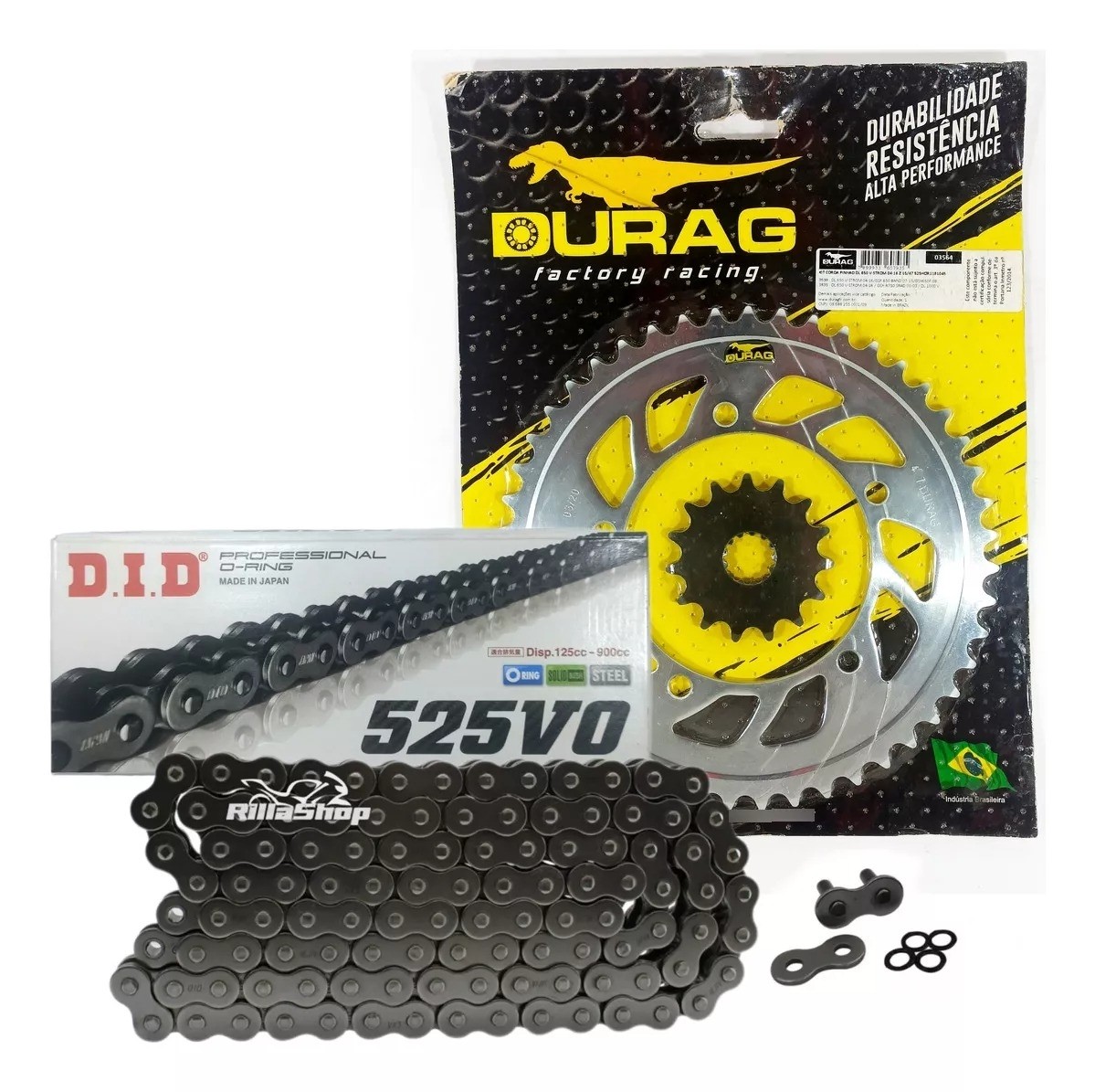 Kit Relação Did 525 V0 118l Durag 47/15 DL 650 V Strom /XT 04/24
