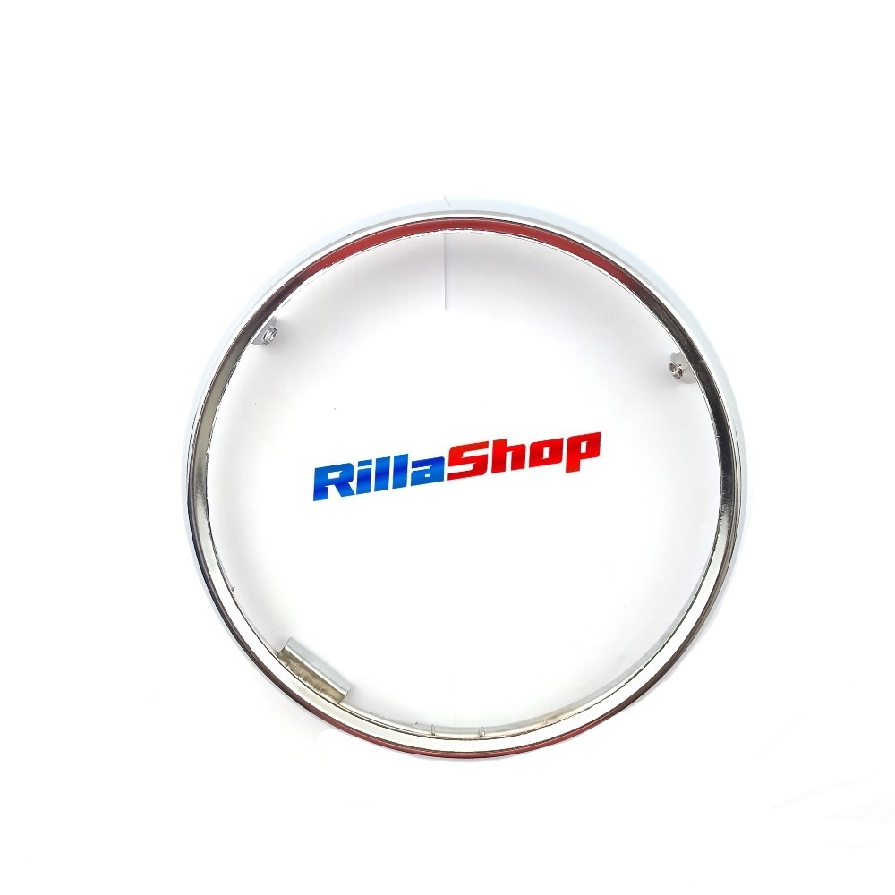 Aro Do Farol Redondo Cromado Honda Cg/ Ml/ Tur 125 77/82 Modelo Original 