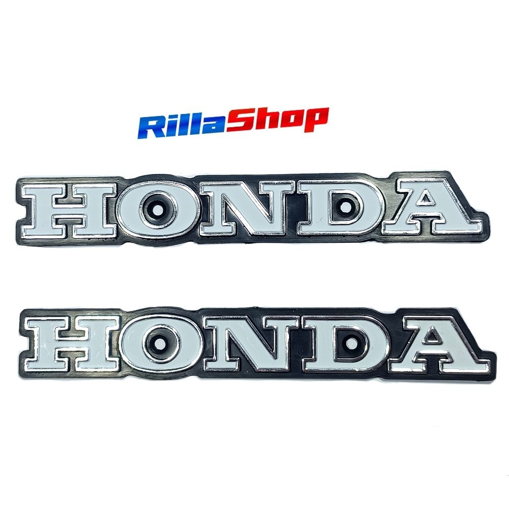 Emblema Tanque Branco Cg 125 77/82 Modelo Original