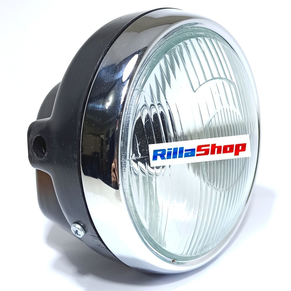 Farol Aro Cromado Completo Cg/ Ml/ Tur 125 77/84 Modelo Original