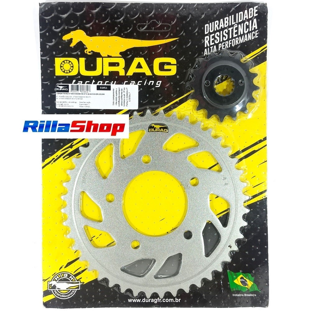 Coroa Pinhão Durag 525 43/18 Triumph Bonneville 865 07/22