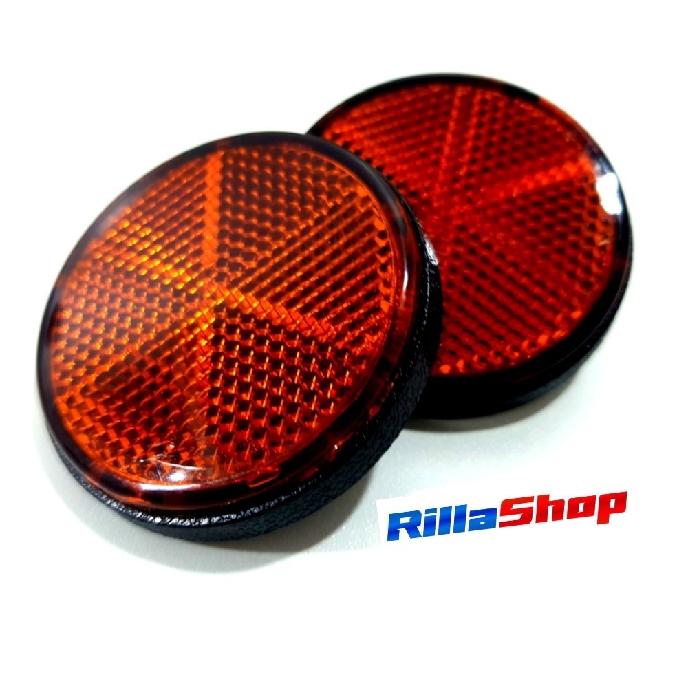 Refletor Olho De Gato Laranja Cg/ Ml/ Tur 125 77/89 Modelo Original