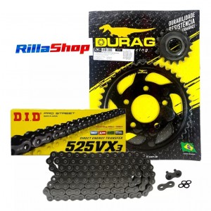 Kit Relação Did 525 Vx3 118l Durag 45/17 BMW S1000 RR HP4 Competition/Street 12/19