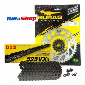 Kit Relação Did 525 Vx3 120l Durag 42/15 Honda CB/CBR 600 F 92/07