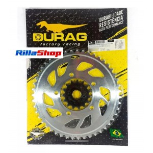 Kit Coroa Pinhão Durag 530 47/15 Bandit 600 650 Gsx 600 750