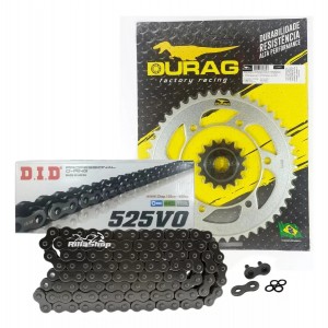 Kit Relação Did 525 V0 118l Durag 47/15 Honda XLV 700 Transalp 11/15