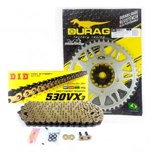 Kit Relação Did 530 Vx3 Dourada Durag 48/15 Suzuki GSF 600/VZ 800 97/06