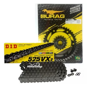 Kit Relação Did 525 Vx3 116l Durag 41/17 BMW F 650 GS 08/12 10,5mm