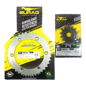 Kit Coroa E Pinhão Durag 520 38/14 Honda Xr250 Tornado 01/08