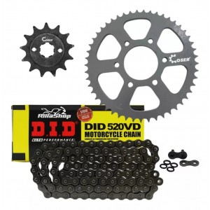 Kit Relação Did 520 Vd Durag 40/14 Bajaj 200 Dominar 22/25
