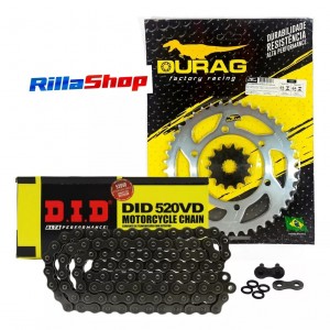 Kit Relação Did 520 Vd 112l Durag 43/14 Yamaha MT 03 321cc STD/ABS 16/24