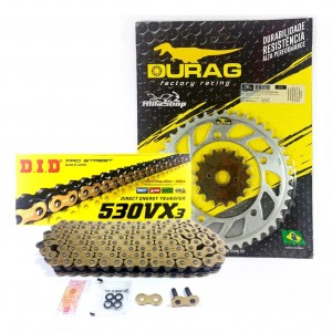 Kit Relação Did 530 Vx3 Dourada Durag 42/17 Suzuki GSX R 1000 01/06