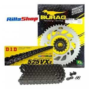 Kit Relação Did 525 Vx3 112l Durag 47/16 Honda XL 1000 Varadero 99/13